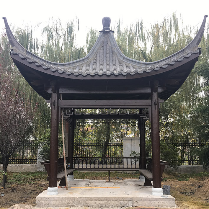 四角古建亭