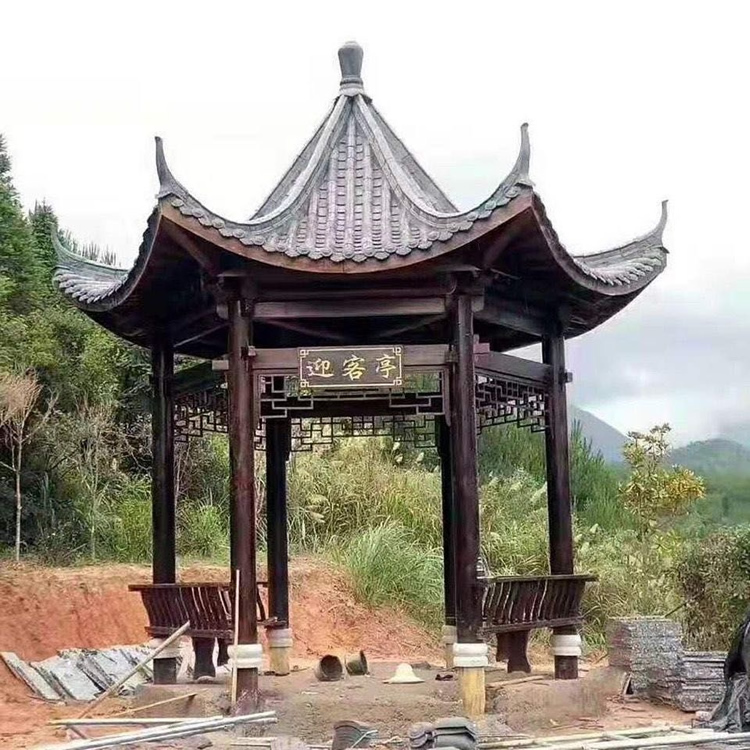 戶外六角景觀涼亭