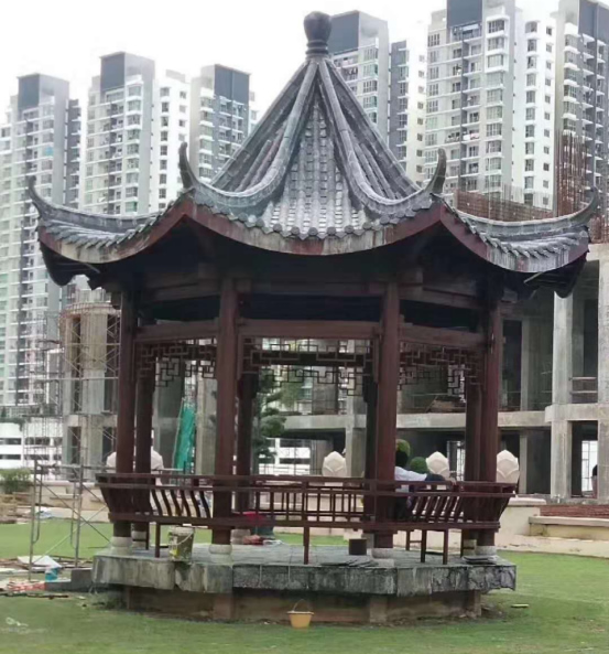 古建八角涼亭
