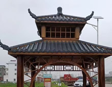 防腐木涼亭、鋁合金涼亭、混凝土水泥涼亭哪個好?