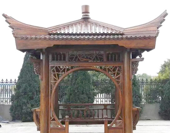 四角重檐涼亭